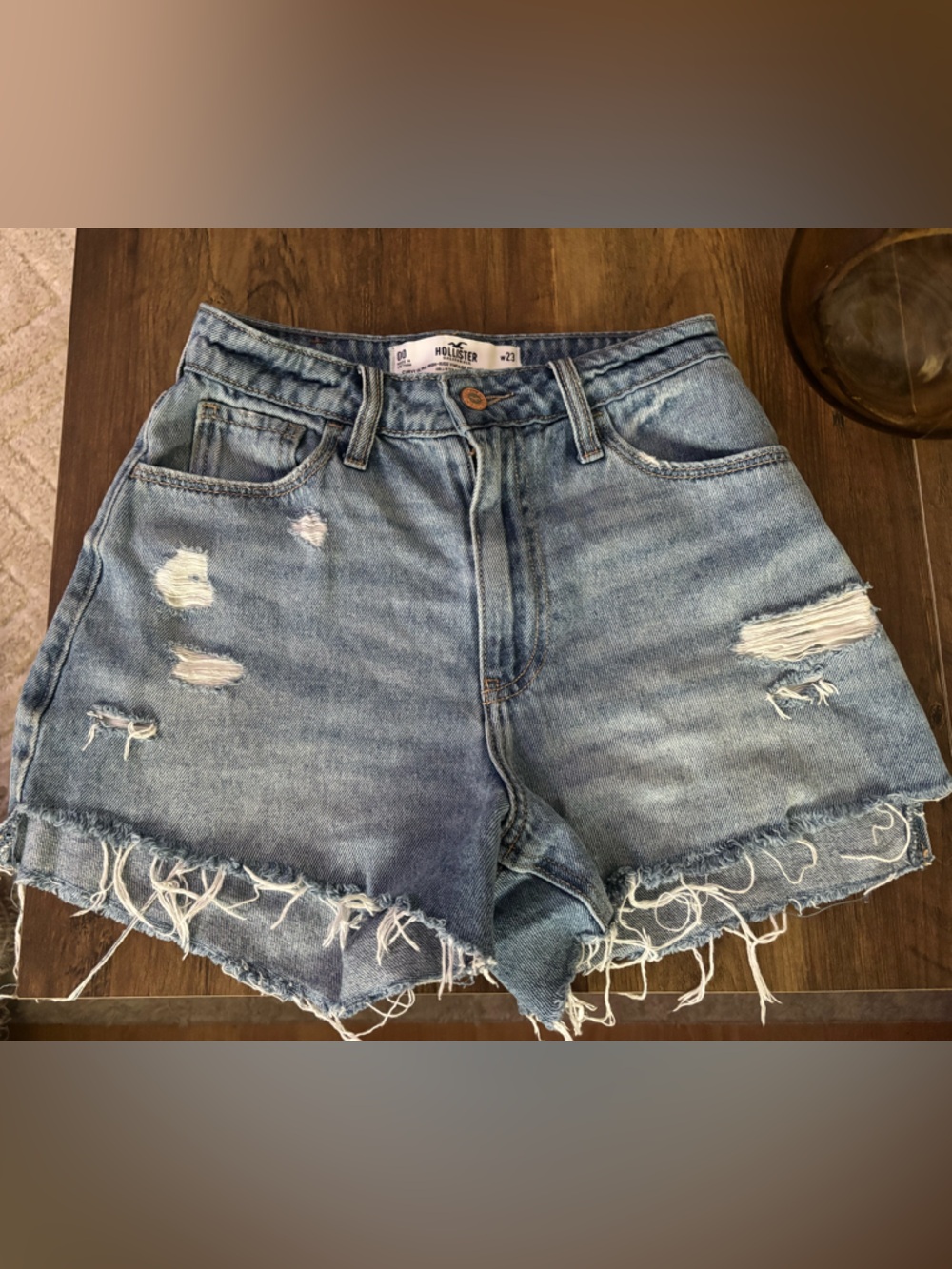 Hollister jean shorts